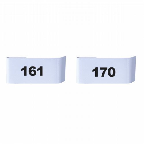 Placa para Numeração de Gaiolas - 161 ao 170 - imagem 1