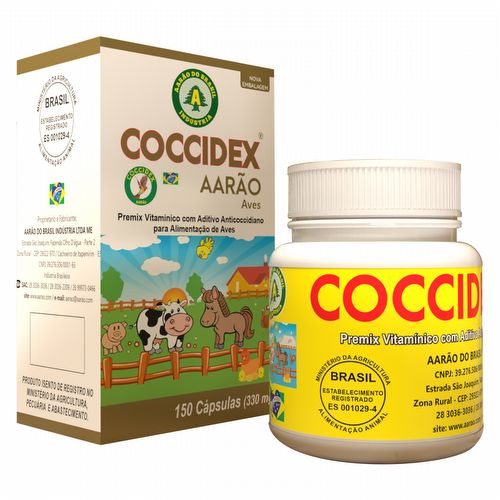 Coccidex Aarão - 330 mg - 150 Cápsulas - imagem 1