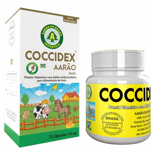 Coccidex - 130 mg - 75 Cápsulas - imagem 1