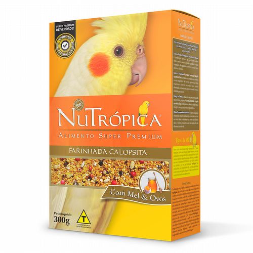 Nutrópica - Farinhada Calopsita Mel e Ovos - 300g - imagem 1