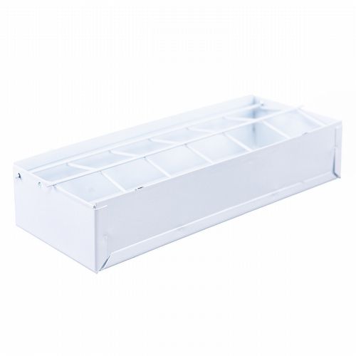Cocho de Metal com Grade Móvel - Epóxi Branco - Grande - imagem 1