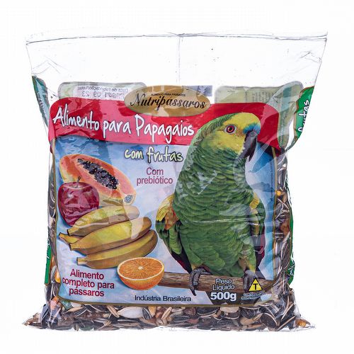 Nutripássaros - Alimento para Papagaios com Frutas - 500g - imagem 1