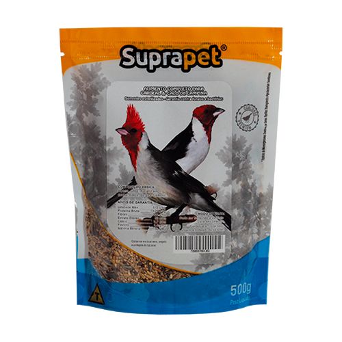 Suprapet - Alimento Completo para Cardeal e Galo de Campina - 500g - imagem 1