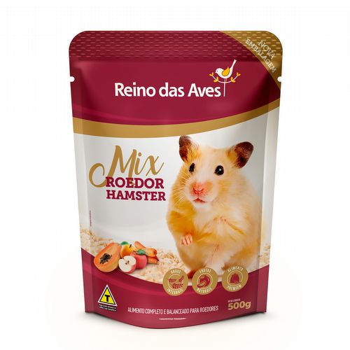 Reino das Aves - Mix - Hamster - 500g - imagem 1