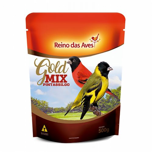 Reino das Aves - Pintassilgo - Gold Mix - 500g - imagem 1