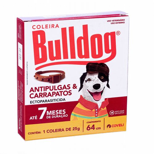 Bulldog Coleira Antipulgas e Carrapatos - 7 meses - imagem 1