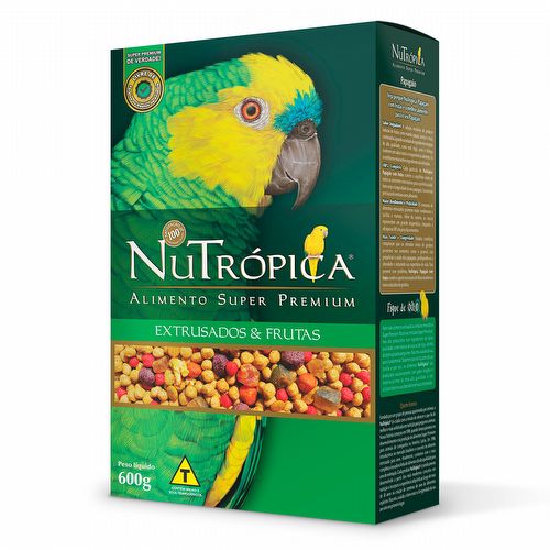 Nutrópica - Papagaio - Frutas - 600g - imagem 1