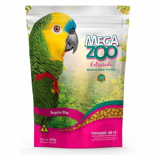 Megazoo - Papagaios AM16 - Regular Bits - 600g - imagem 1
