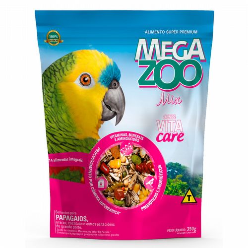 Megazoo - Mix Papagaios - 350g - imagem 1