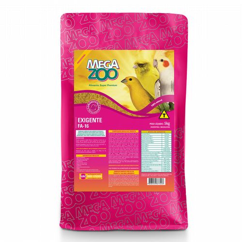 Megazoo - Farinhada Exigente Manutenção - FA 16 - 5 Kg - imagem 1