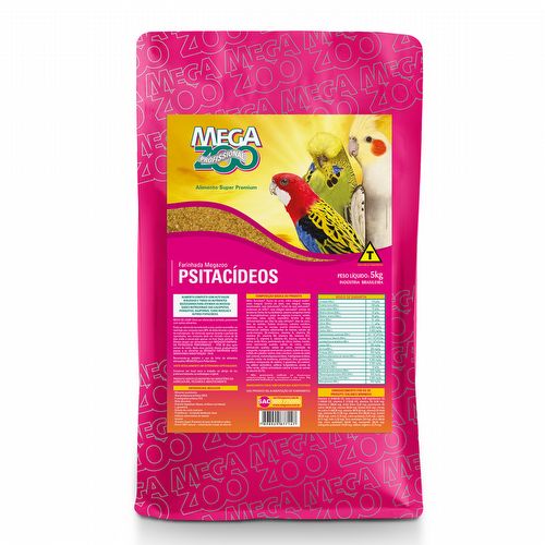 Megazoo - Farinhada Psitacídeos - 5kg - imagem 1