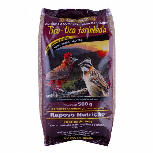 Raposo - Tico-Tico Farinhada - Linha Nobre - 500g - imagem 1
