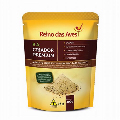 Reino das Aves - R.A. Criador Premium - 400g - imagem 1