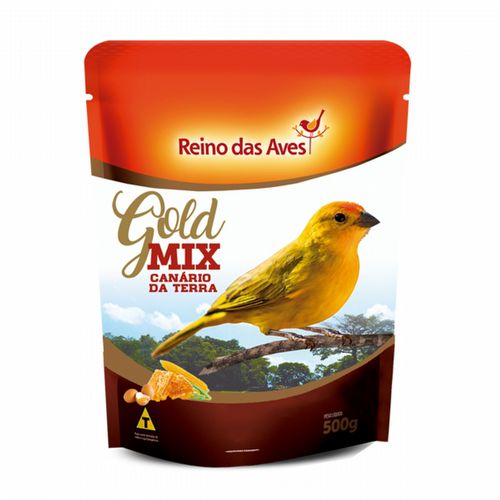 Reino das Aves - Canário da Terra - Gold Mix - 500g  - imagem 1