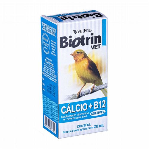 Biotrin Vet - Cálcio e B12 - solúvel - 20ml - imagem 1