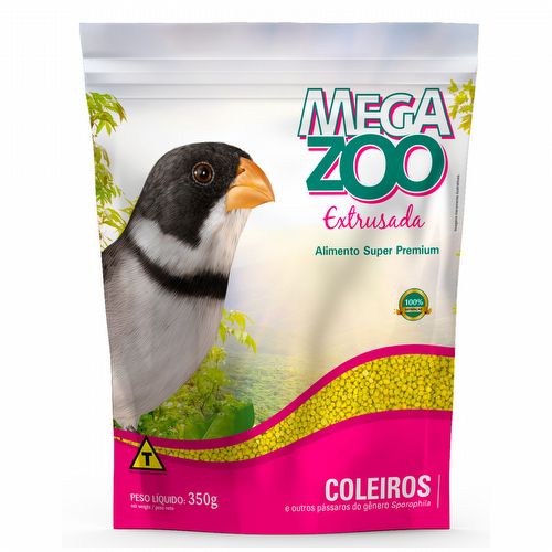 Megazoo - Extrusada - Coleiros - 350g  - imagem 1