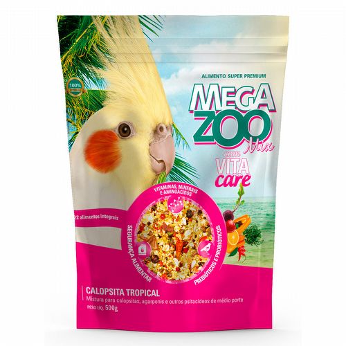 Megazoo - Mix Calopsitas Tropical - 500g - imagem 1