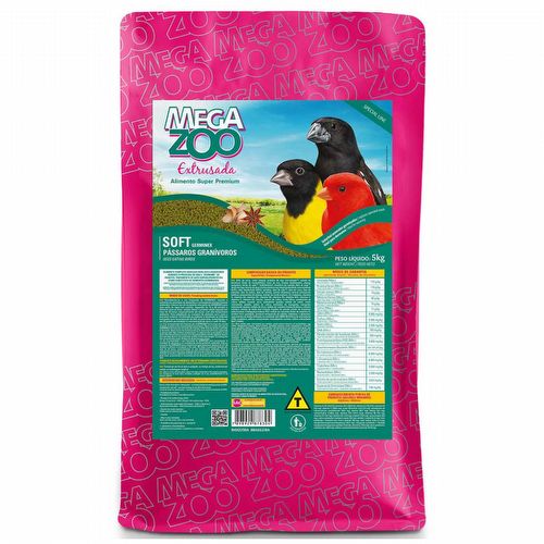 Megazoo - Alimento Extrusado - Soft Germinex - Pássaros Granívoros - 5kg - imagem 1