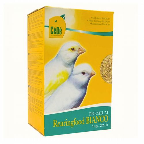 CéDé - Rearingfood Bianco - Farinhada Aves Recessivas -  Brancas - 1kg - imagem 1