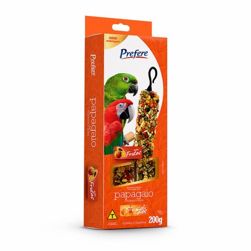 Prefere - Bastão para Papagaio Frutas - 200g - imagem 1