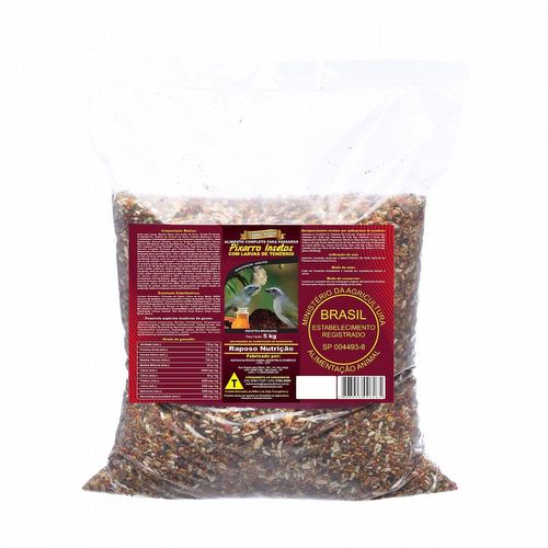 Alimento Pixarro Insetos Com Larvas de Tenébrio - 5kg - imagem 1