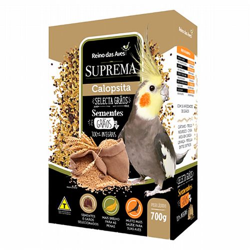 Reino das Aves - Suprema - Calopsita - Grãos - 700g  - imagem 1