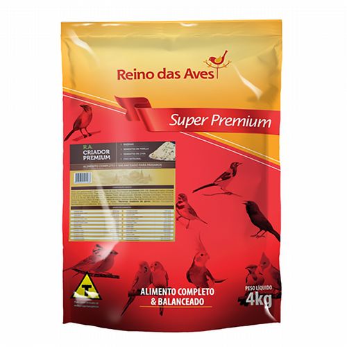Reino das Aves - R.A. Criador Premium - 4kg - imagem 1