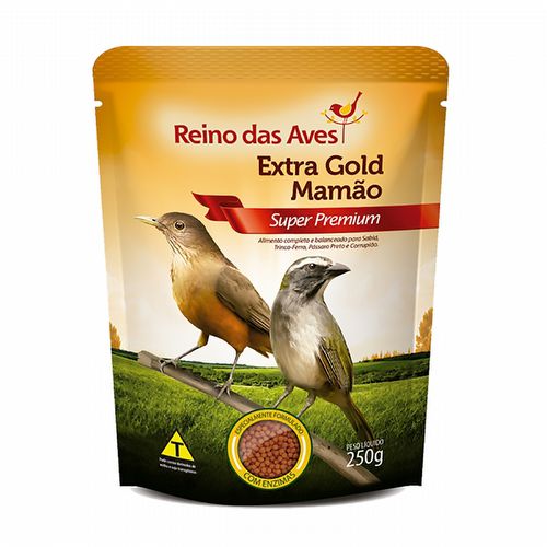 Reino das Aves - Extra Gold - Mamão - 250g  - imagem 1