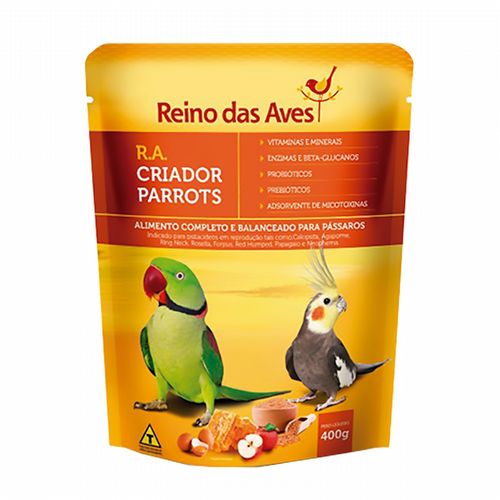 Reino das Aves - R.A. Criador Parrots - Psitacídeos - 400g - imagem 1