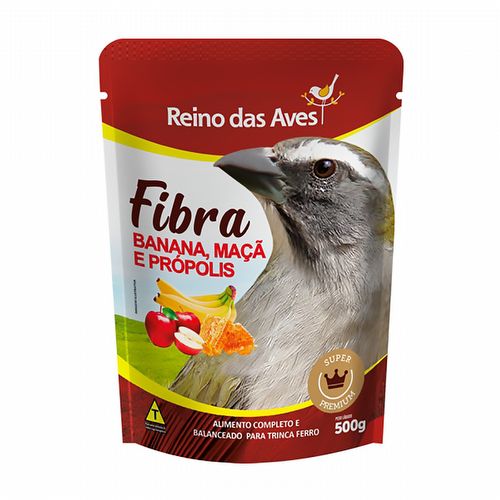 Reino das Aves - Trinca Ferro - Fibra - Banana, Maçã e Própolis - 500g - imagem 1
