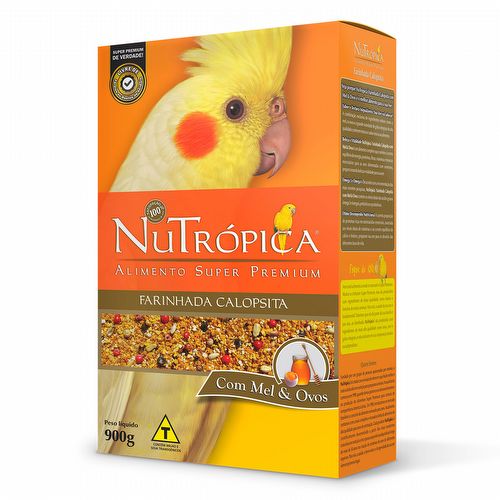 Nutrópica - Farinhada Calopsita Mel e Ovos - 900g  - imagem 1