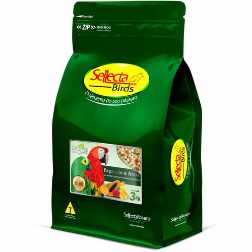 Sellecta - Papagaio e Arara Natural com Frutas - 3kg  - imagem 1