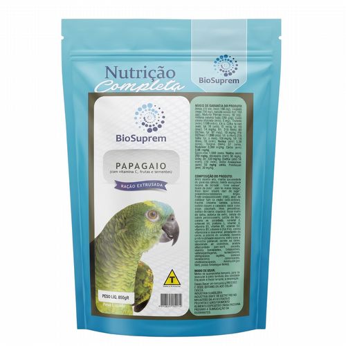Biosuprem - Extrusada Papagaio com Frutas - 850g - imagem 1
