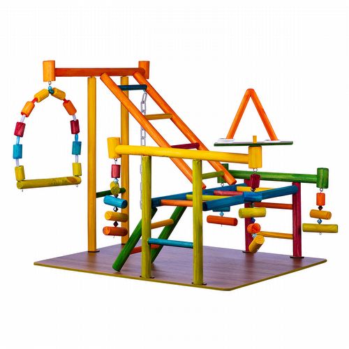 Brinquedo Play Playground Gigante com 3 escadas para Papagaio - imagem 1