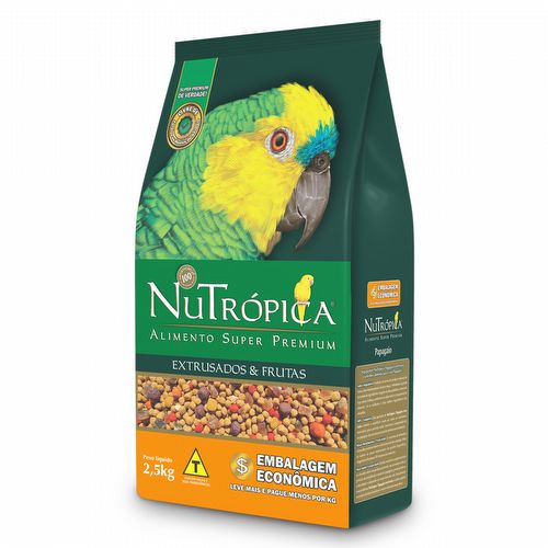 Nutrópica - Papagaio - Frutas - 2,5kg - imagem 1
