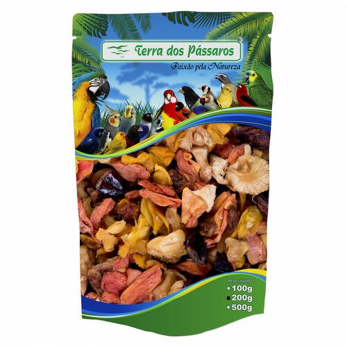Mix de Frutas Desidratadas para Grandes Psitacídeos - 200g - imagem 1