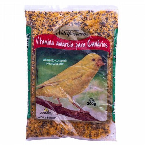 Nutripássaros - Vitamina Amarela para Canários - 200g - imagem 1