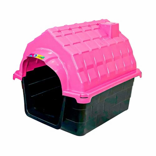 Casa para Cães ChrisPet Chaminé nº 3 - Rosa - imagem 1