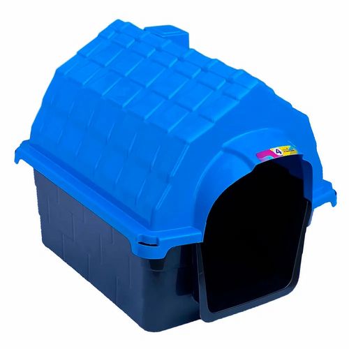 Casa para Cães ChrisPet Chaminé nº 4 - Azul - imagem 1