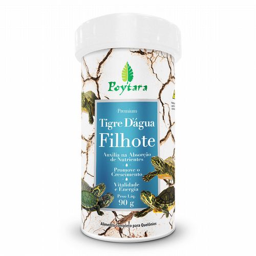 Ração Para Tigre D Agua Filhote - Poytara - 90g - imagem 1