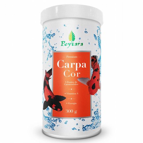 Ração para Carpa Cor - Poytara - 300g - imagem 1