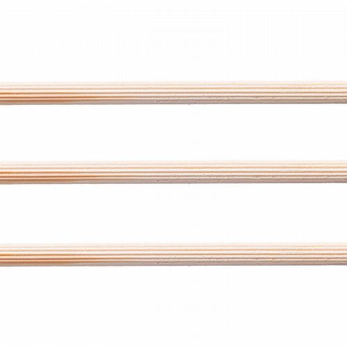 Kit 3 Poleiros Frisados de Pinus - 9,5 mm x 1 metro - imagem 1