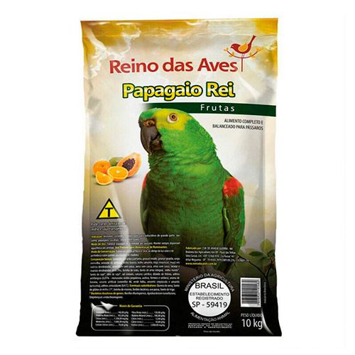 Reino das Aves - Papagaio Rei - Frutas - 10kg - imagem 1