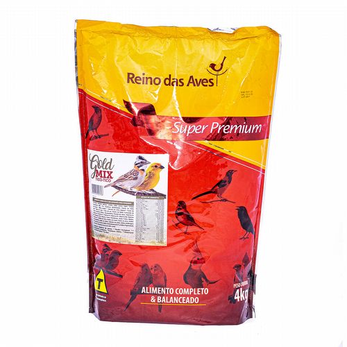 Reino das Aves - Tico-Tico - Insetos - Gold Mix - 4kg - imagem 1