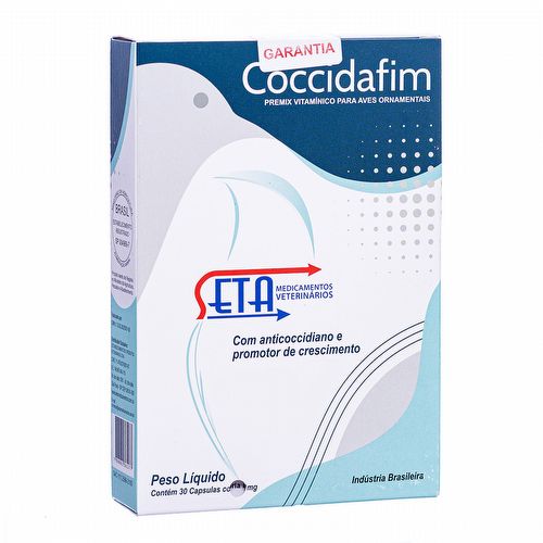 Seta Coccidafim - Caixa com 30 Cápsulas - 500mg - imagem 1