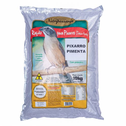 Nutripássaros - Ração para Pixarro com Pimenta - 10kg - imagem 1