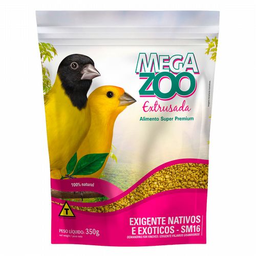 Megazoo - Extrusada Exigente - Nativos e Exóticos - SM16 - 350g - imagem 1