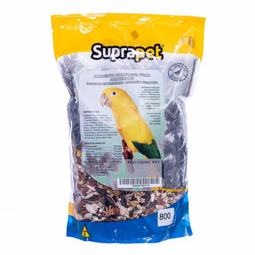 Suprapet - Alimento Completo para Ararinhas - 800g - imagem 1