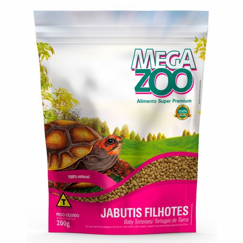Megazoo Jabuti Filhotes - 200g - imagem 1