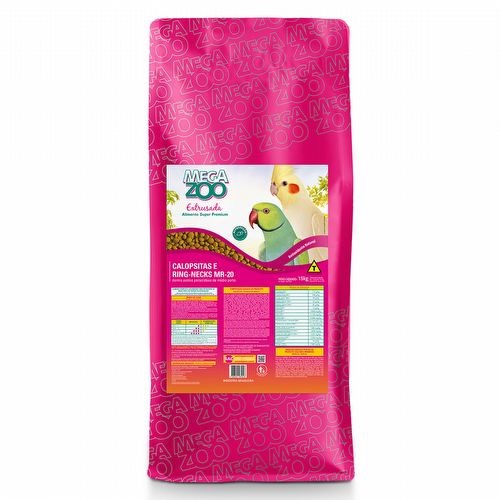 Megazoo Calopsitas e Ring Necks - Reprodução - MR20 - 15kg - imagem 1
